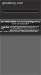 Mobile Screenshot of greatbag.com